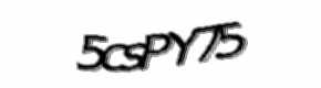 Security check image, please type the characters shown