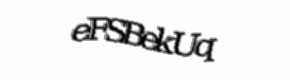 Security check image, please type the characters shown